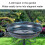 Solar Water Wiggler for Bird Bath and Pond 5