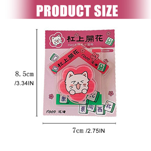 Kitchen Magnet Set Cartoon Character Designs-Four leaf grass 2