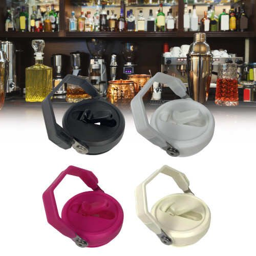 Compatible 30oz Water Bottle Straw Lid with-Raspberry red 1