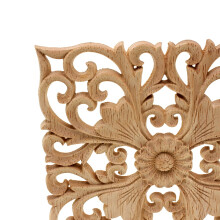 10X Wooden Decal Supply European-Style Applique Real Wood Carving Accessories and Retail.Woodcarving