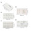 Durable Long Waved Shape Silicone Molds-6 consecutive short 4