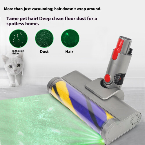 Universal Dusting Brush Intensive Visibility Green-Grey red 1
