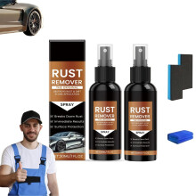 Heavy Duty Rust Remover Spray for Metal, Tools and Cars, Ready to Use Two Bottle Pack