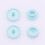 100Sets Resin Snap Button Colorful Sewing Button Fasteners-red 4