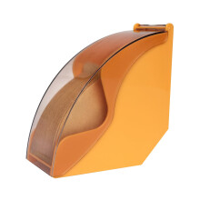 Coffee Filter Holder for Coffee Bar with Bright Orange Design, Coffee Station Organizer Accessories