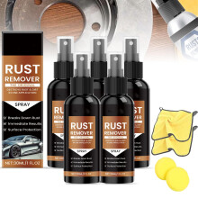 Rust Remover Spray for Metal Tools and Cars, Heavy Duty Rust Cleaner for Automotive and Household Use (5)
