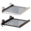 Aluminum Retractable Garment Rack Integrated Drying Net-White 2