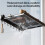 Aluminum Retractable Garment Rack Integrated Drying Net-White 5