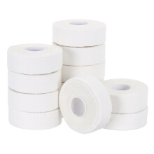 Athletic Sports Tape 1 Inch x 45 Ft Strong Adhesive Easy Tear White for Athletes 12 Rolls
