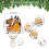 LED-Weihnachtskrippe, Kunstharz, Bastelornamente-Hausstil ohne 4