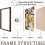 8.5x11 Picture Frame Certificate Document Frame with Shatter Resistant Plexiglasss, 6 Pack Diploma Frames for Wall and Tabletop, Walnut 4