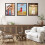 8.5x11 Picture Frame Certificate Document Frame with Shatter Resistant Plexiglasss, 6 Pack Diploma Frames for Wall and Tabletop, Walnut 6
