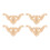 Rubber Wood Carved Corner Applique 4 Pieces 6