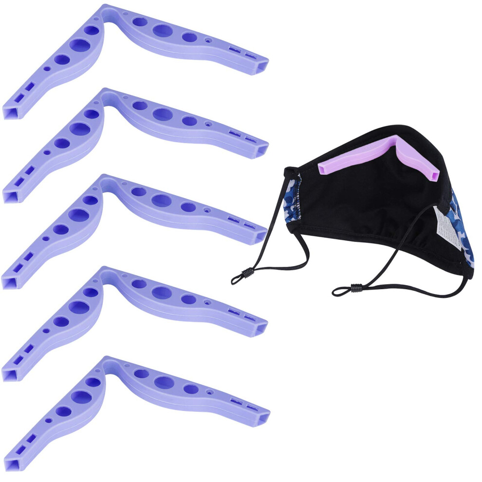 Silicone Nose Bridge Strip Anti Fog Seal For Face Mask Glasses Wearers Reusable Soft Blue 3Pcs 9092120030105