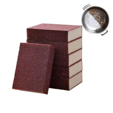 6 Pack Carborundum Nano Emery Sanding Sponge Block, Rust Removal Cleaning Sponge for Kitchen and Household Use