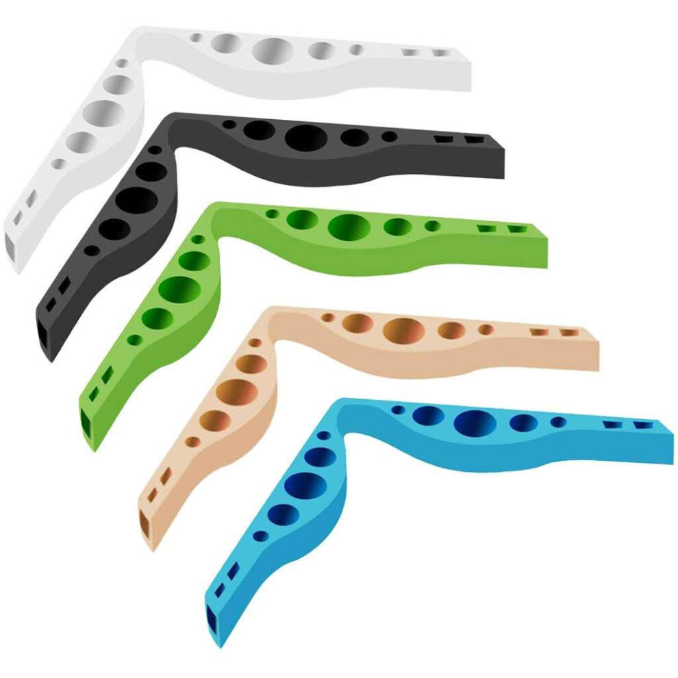Anti Fog Nose Bridge Strips For Masks, Silicone Comfort Fit, Prevent Glasses Fogging, 5Pcs Mixed Color 9092120030167