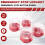 Emergency Stop Button Cover, 4 Pack Plastic  Cover Protector, Toggle  Push Button  Lockout Cover 2