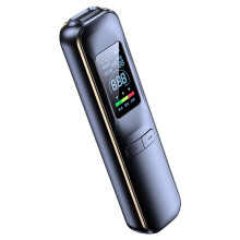 USB Rechargeable Breathalyzer Alcohol Tester with LED Display for Fast NonContact Accurate Detection