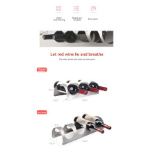 Wine Rack Wine Bottle Holder Bar Red Wine Stand Household Wall-Hanging Wine Storage Rack 3 Bottles Rack