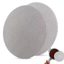 53.5mm Espresso Puck Screen 2 Pack, Reusable Stainless Steel Coffee Filter for Breville Portafilter