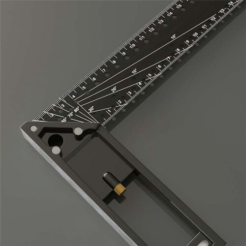 45 /90  Multifunctional Right Angle Ruler Carpentry High Precision Industrial Grade Position Marking Right Angle Ruler 2