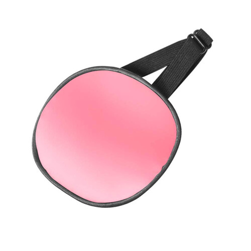 Eye Patch for Adults with Comfortable Silk Surface, Full Coverage Pink Design for Amblyopia Strabismus