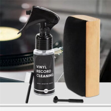 Brosse de Nettoyage pour Disque Vinyle, Éponge de Nettoyage pour Platine Vinyle, pour Éliminer la Poussière des CD et Réduire le Bruit