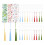 15 Pieces Blank Clear Acrylic Bookmarks with Hanging String, Clear Acrylic Bookmarks with Hanging String 5