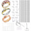 Sizer Adjuster for Loose Rings with  Size Measuring Tool,Plug-in  Guards Tightener  Size Adjuster Set 5