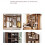 Self-Adhesive Shelf Brackets No Drilling Required Shelf Support Nails Suitable for Kitchen Cabinets, Bookcases 5