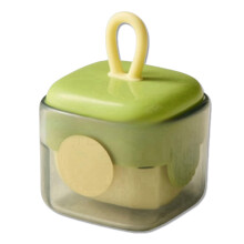 Reusable Washable Lint Roller with Storage Case for Pet Hair and Clothes, Mini Travel Green
