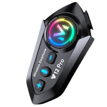 Motorcycle Helmet Headset 2 Rider 500m Intercom Waterproof Noise Cancellation AI Voice Riding Headset