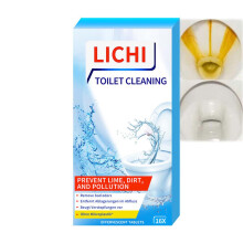 16PCS Heavy Duty Toilet Cleaner Tablets for Limescale and Rust Removal with Fresh Scent