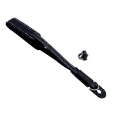 Adequado para Osmo Pocket 3 Correia de Pulso de Couro CordãO PortáTil com Parafuso de 1/4 Correia de Pulso Gimbal para Câmera, Preto