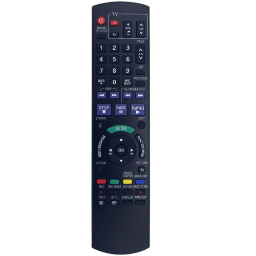 Remote Control N2QAYB000336 Replacement for  DVD Recorder N2QAYB000336 Remote Control