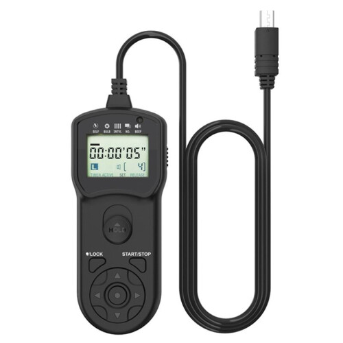 JJC Timer Delay Shutter Cable Remote Control is Suitable for  RM-SPR1 Camera Wired Shutter Cable