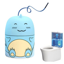 Toilet Cleaner and Deodorizer with Ocean Scent, Cute Dinosaur Design, Single Unit Ocean Color
