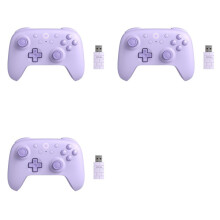 3X 8BitDo Wireless 2.4G Gaming Controller with Hall Effect Joystick for PC Raspberry Pi Android,