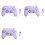 3X 8BitDo Wireless 2.4G Gaming Controller with Hall Effect Joystick for PC  Raspberry Pi Android, 2
