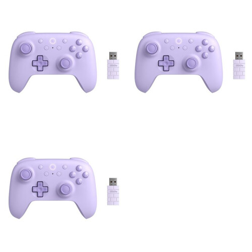3X 8BitDo Wireless 2.4G Gaming Controller with Hall Effect Joystick for PC  Raspberry Pi Android, 1