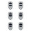 6X 2-Key Garage Door Remote Control 433.92MHz Rolling Code for DEA GT2 GT4 GTI2 GTI4  Series Handheld Transmitter 2