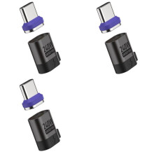 3X PD 3.0 Fast Charging Cable Cord 240W Magnetic Type C Adapter 480 Mbps Data Transfer for Phone Laptop