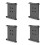 4X Terminal de Dados Tablet Clipe Traseiro Suporte de GPS para Motocicleta Ao Ar Livre Adequado para Tablets de 7 A 8 Polegadas 1