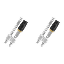 2X Pressure Washer Chemical Tip M5 Twist Nozzles, Long Range Chemical Shooter for 3-7 GPM, 1/4 Inch Quick Connect