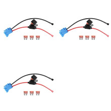 3X voor Peg Perego 12V SLA-Accu 12AWG-Kabelboomconnector met 40A-Zekering voor -Rijaccu