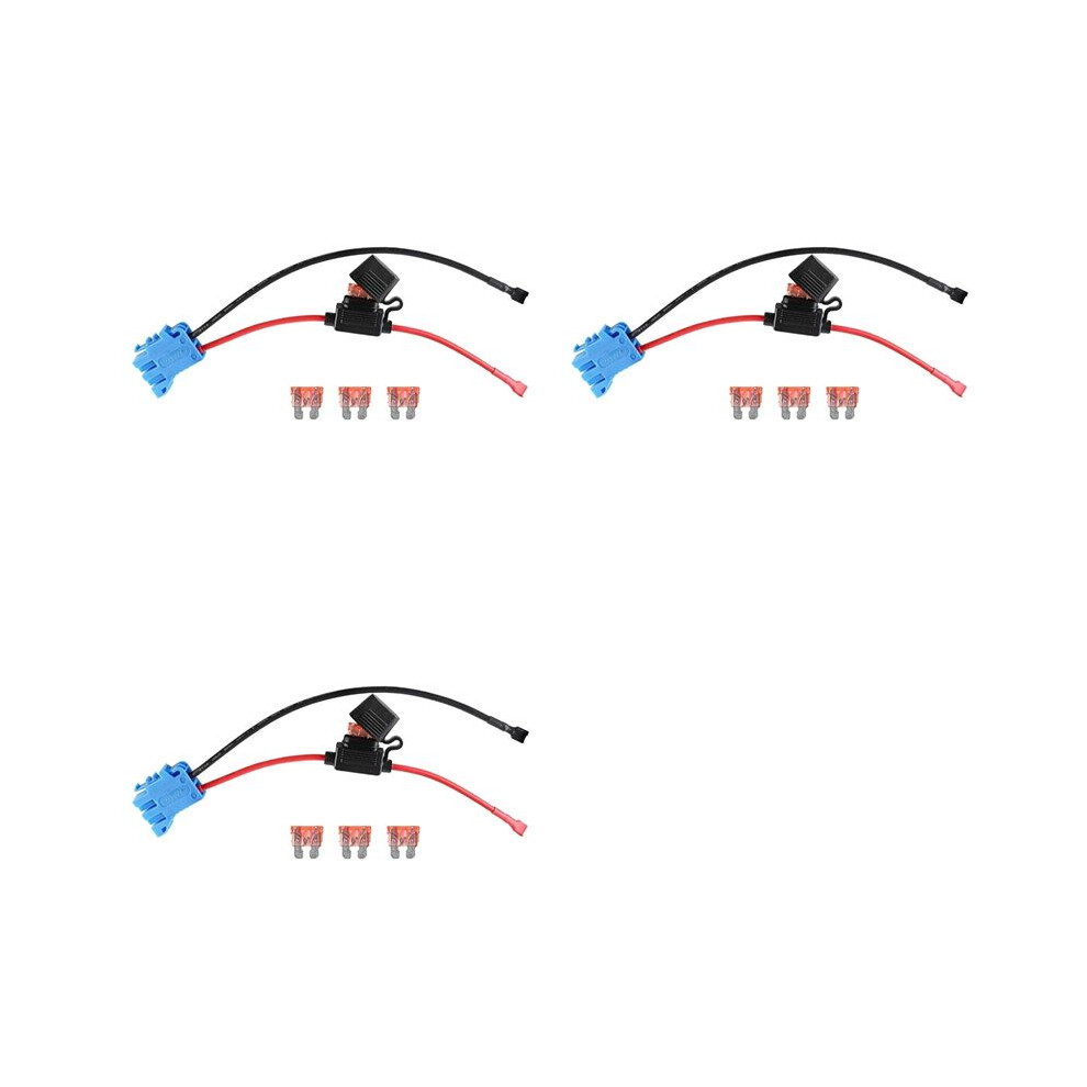 Photos - Educational Toy 3X for Peg Perego 12V SLA Battery 12AWG Wiring Harness Connector with 40A Fuse for Riding Battery