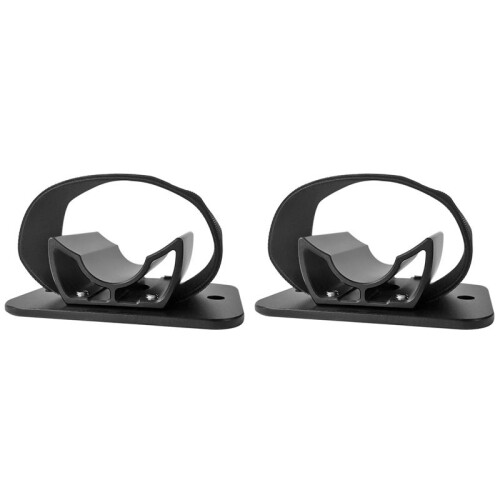 2X Bicycle Fork Mount Car Roof Rack Bicycle Quick Release Thru Axle Mount Adapter Black