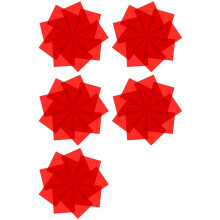 45-Delige Gellichtfilter Kleurcorrectie Gekleurde Overlays Filmverlichting Gelfilter voor Film, Video, Foto, Podium (Rood)