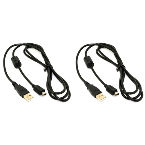2X 12-Poliges Kamera-USB-Datenkabel für  E-PL7 E-PL1/2/3/5/8 EM5 E-M10Ii EM1 CB-USB5 CB-USB6
