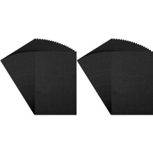 40 Pcs 3mm Embroidery Foam 6 X 9 Inch EVA Foam Sheets for 3D Embroidery Arts and Crafts, DIY Projects, Hand Sewing Black